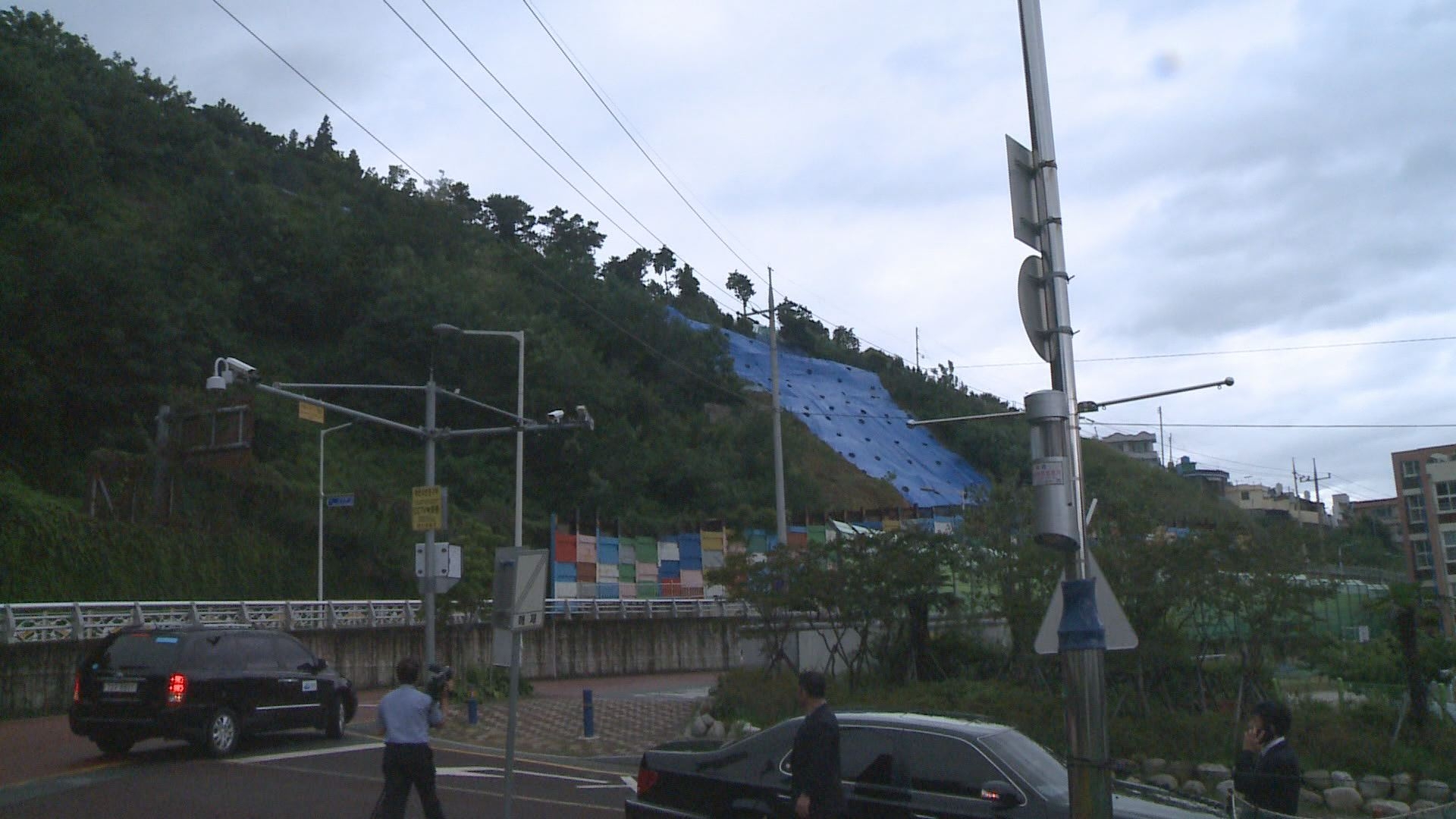 남산초교 비탈면 재해위험지구 점검(도지사 동행) 이용자 제공이미지