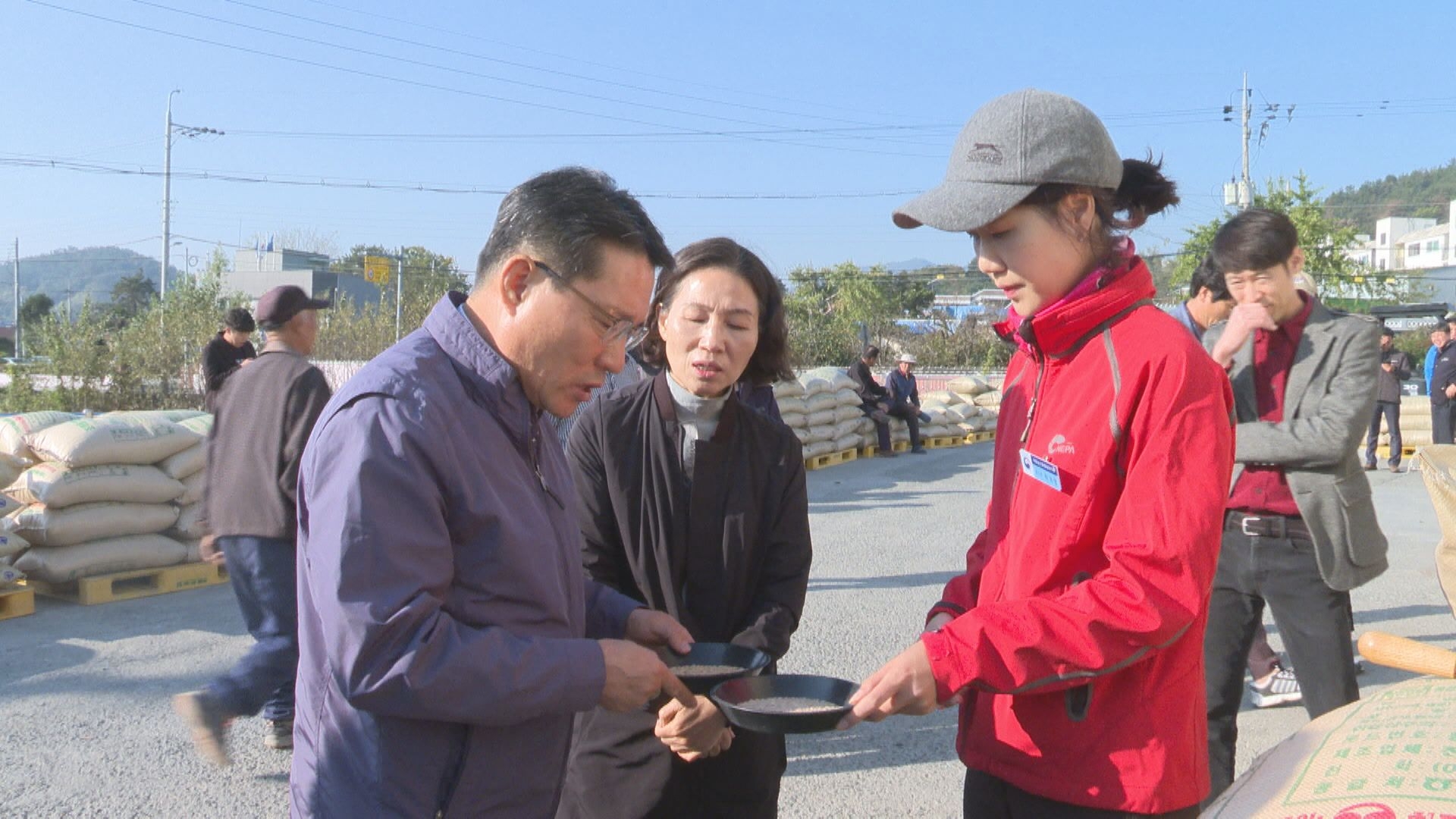 2019년산 공공비축미곡 수매현장 방문 이용자 제공이미지