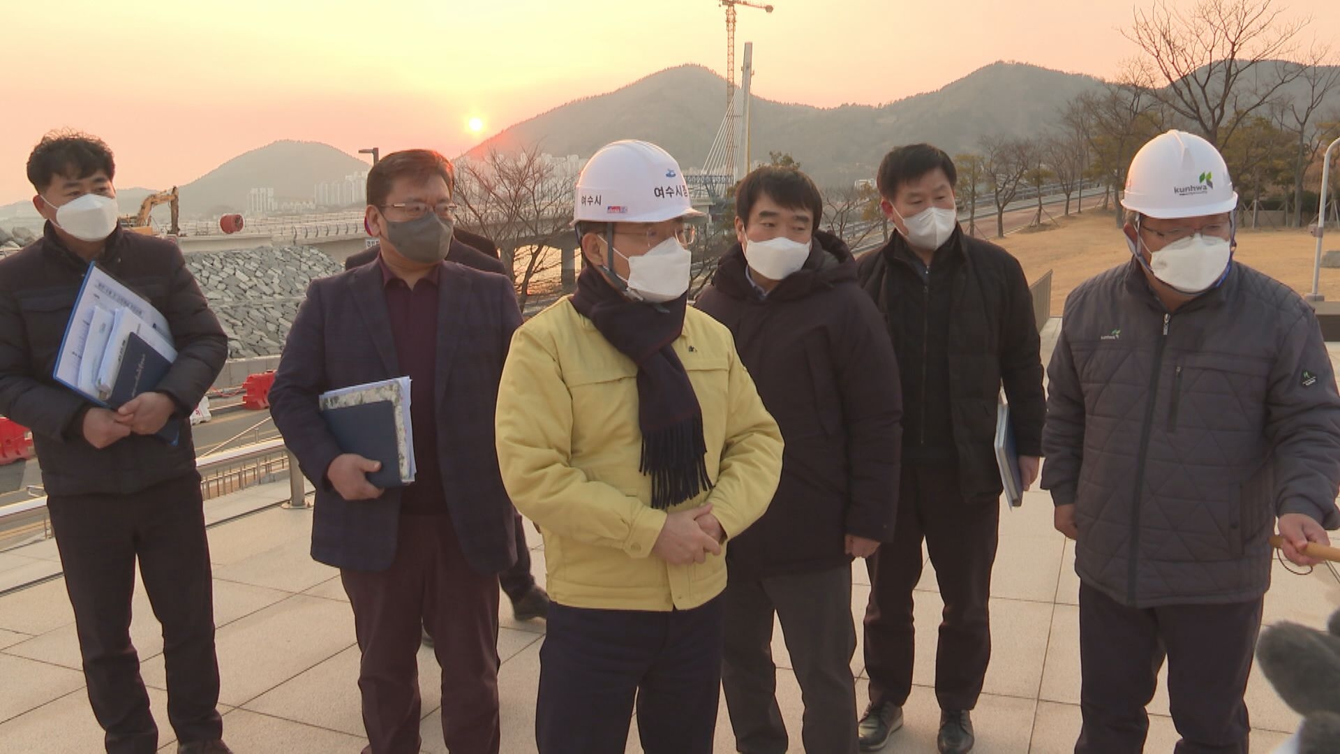 웅천-소호간 교량공사 현장점검 이용자 제공이미지