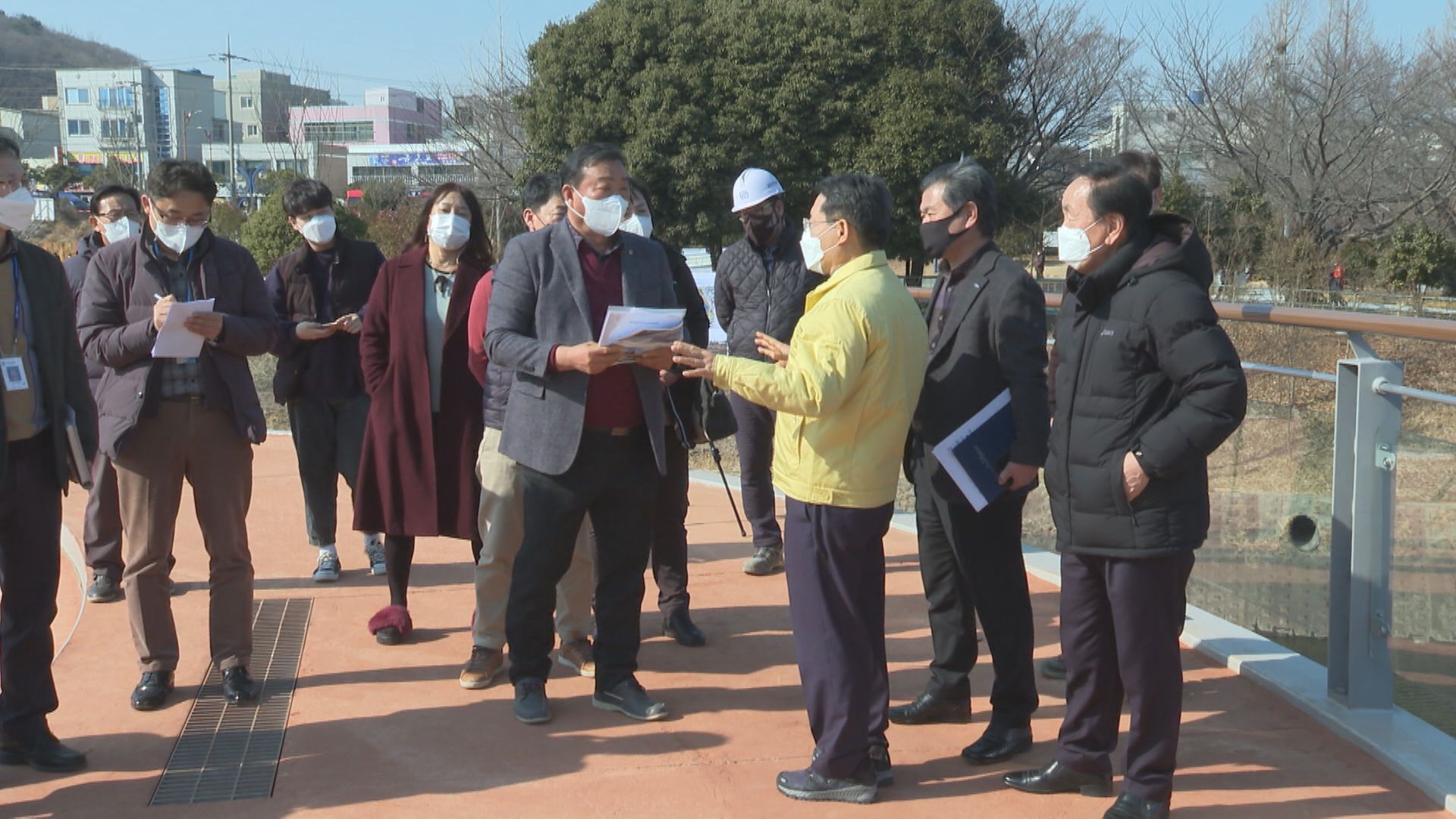 성산공원 리모델링 공사 현장 방문 이용자 제공이미지