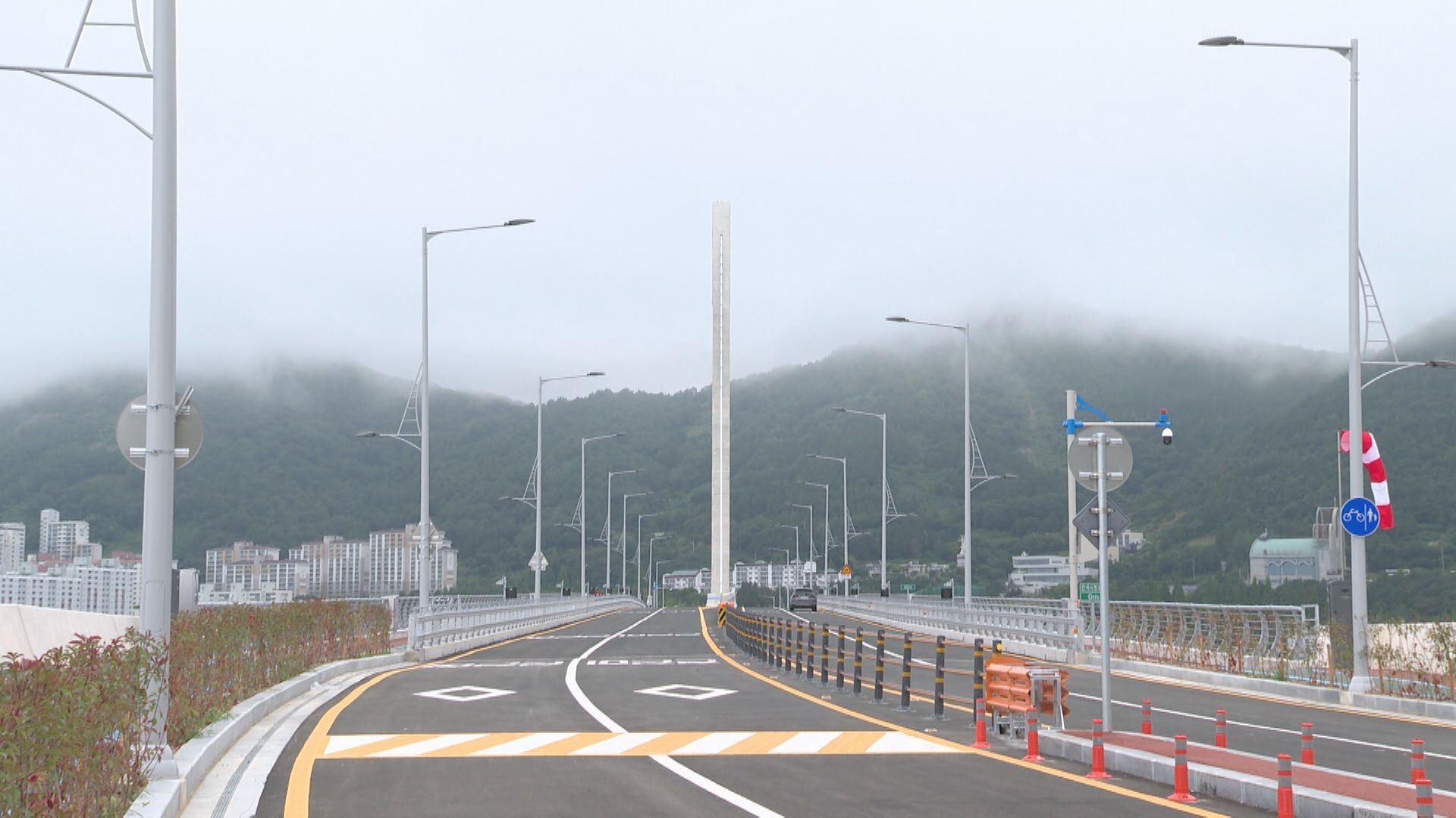 소호-웅천간 선소대교 임시개통 이용자 제공이미지