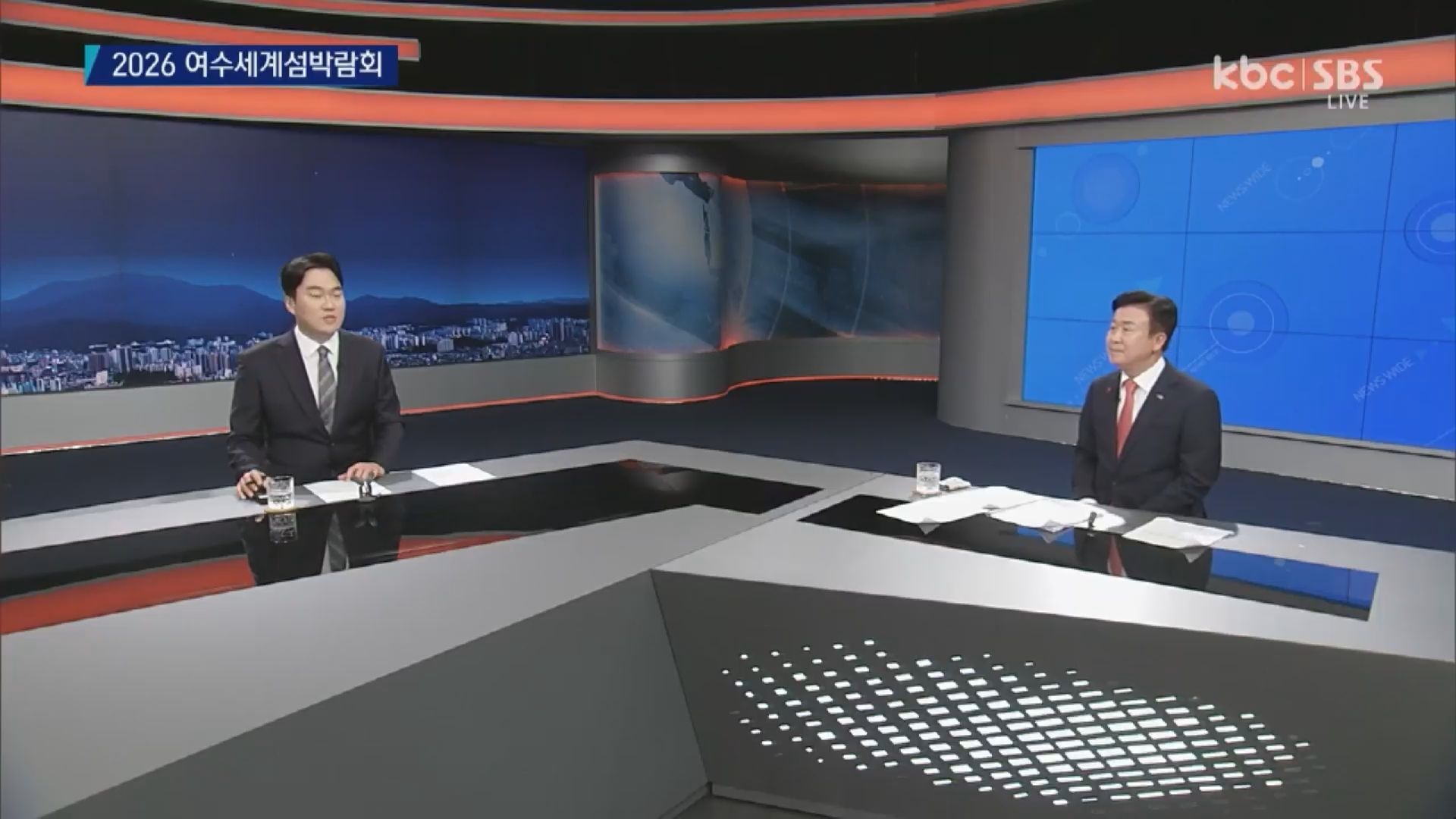 20240108-KBC뉴스와이드_여수시장 인터뷰 이용자 제공이미지